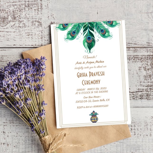 Hindu House Warming Griha Pravesh Invitation (Creator Uploaded)