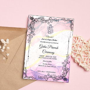 Hindu House Warming Griha Pravesh Invitation