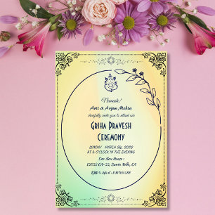 Hindu House Warming Griha Pravesh Invitation