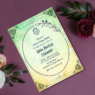 Hindu House Warming Griha Pravesh Invitation