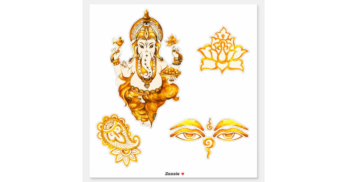 hindu-indian-stickers-zazzle