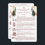Hindu marriage rituals peacock Jaipur palace  Invitation<br><div class="desc">Hindu marriage rituals peacock Jaipur palace themed wedding</div>