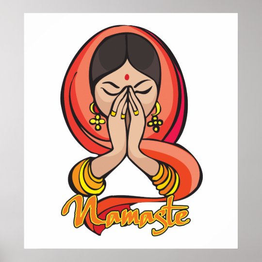 Hindu Namaste Poster Zazzle   Hindu Namaste Poster R35033ced5a5342829783ba3202fd1025 Aijjd 8byvr 540 