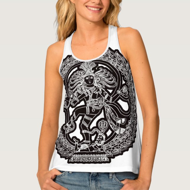 Hindu Nataraja om Tank top (Front)