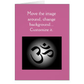 Hindu OM - Meditation Symbol (Front)