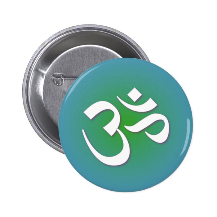 Hindu OM   Meditation Symbol Buttons