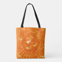 Hindu OM vintage all over printed Tote