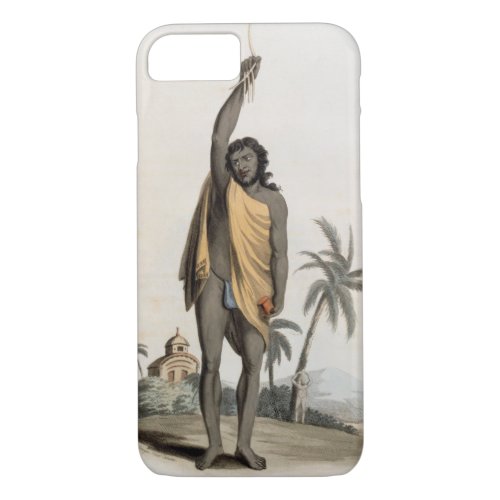 Hindu Priest pub by Edward Orme 1804 litho iPhone 87 Case