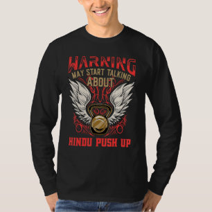 Hindu Push Up Workout Humor Gym Fitness Health T-Shirt