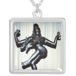 Hindu Shiva Sterling Silver Necklace