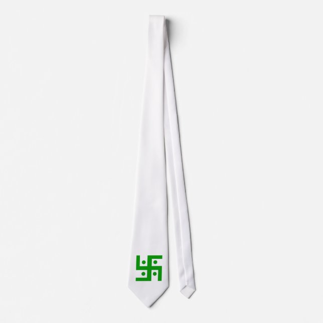 Hindu Swastika (of good fortune) Neck Tie (Front)