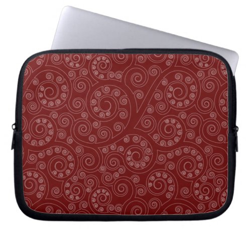 Hindu Swirl Pattern Laptop Sleeve