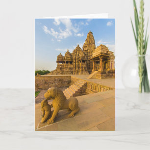 Hindu Temples at Khajuraho Card