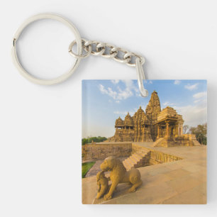 Hindu Temples at Khajuraho Keychain