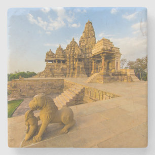 Hindu Temples at Khajuraho Stone Coaster