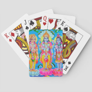 Hindu Trinity Brahma Vishnu Shiva Poker Cards
