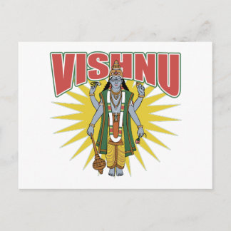 Hindu Vishnu Postcard
