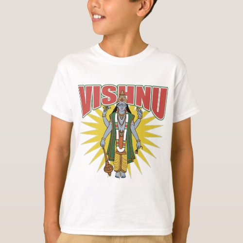 Hindu Vishnu T_Shirt
