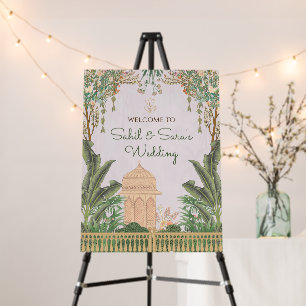 Hindu wedding decor Indian Wedding welcome signs