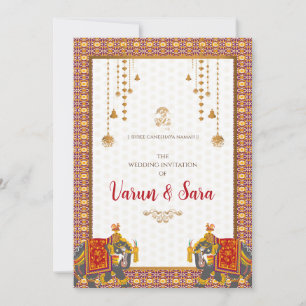 Hindu wedding invitation & Indian invitations