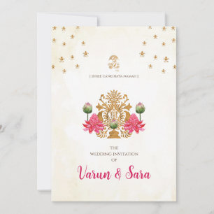 Hindu wedding invitation & Indian invitations