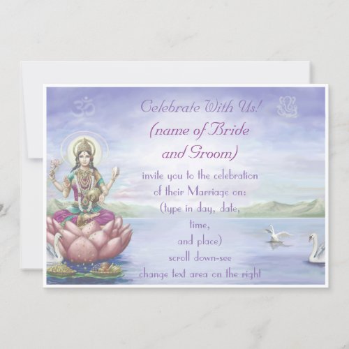 Hindu Wedding Invitations _customize