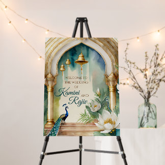 Hindu wedding sign & Indian Wedding decor signs