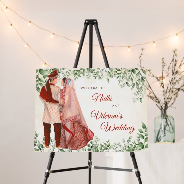Hindu wedding signs & Indian wedding signs (In Situ (Stand))