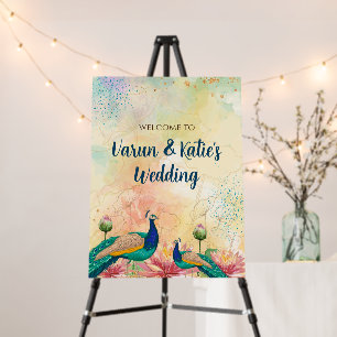 Hindu Wedding signs Indian Wedding Welcome sign