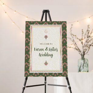 Hindu Wedding Welcome sign as Indian Welcome signs