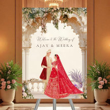 Hindu Wedding Welcome Sign Printable | Indian Coup