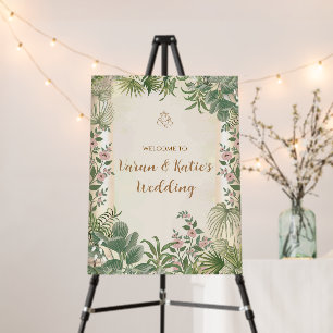Hindu Wedding Welcome signs Indian Wedding decor