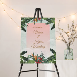 Hindu Wedding Welcome signs Indian Wedding decor