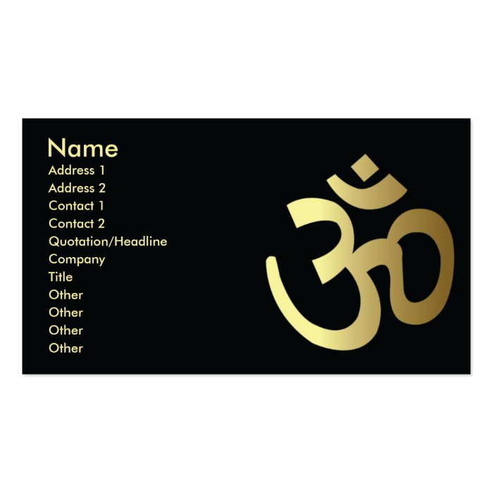 Hinduism   Business Business Cards