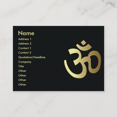 Hinduism - Chubby Business Cards
