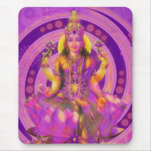 Hinduism Goddess Lakshmi Mouse Pad