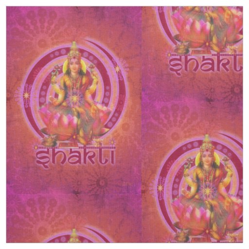 Hinduism Godsess Shakti / Lakshmi + your ideas Fabric