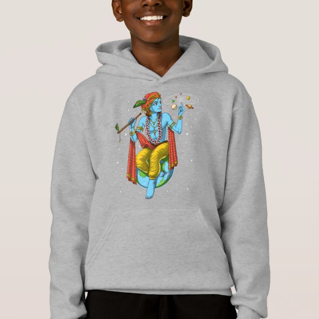 Hinduism Lord Krishna Hoodie (Front)