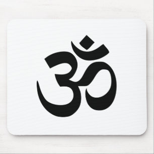 Hinduism (Ohm) Symbol Mouse Pad
