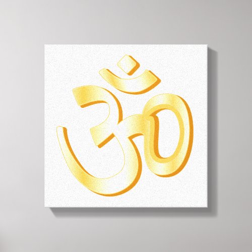 Hinduism Om Symbol Canvas Art