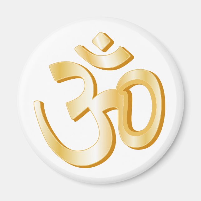 Hinduism Om Symbol Magnet (Front)