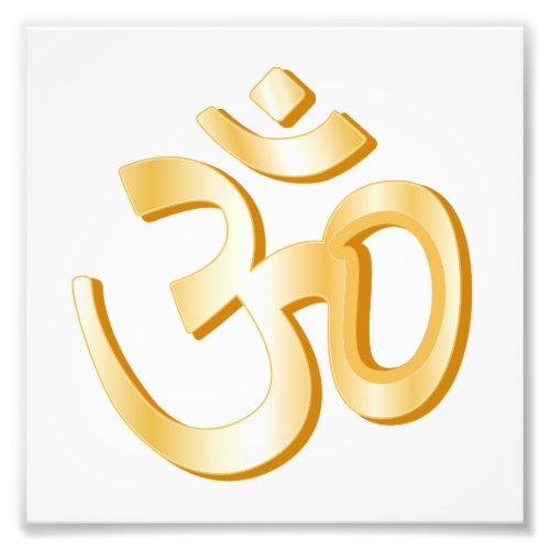 Hinduism Om Symbol Photo Print