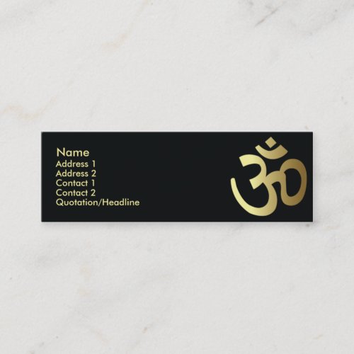 Hinduism - Skinny Business Card