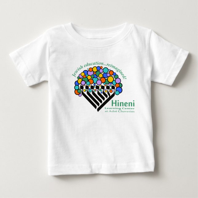 Hineni Learning Center Babies' T-Shirt - White (Front)
