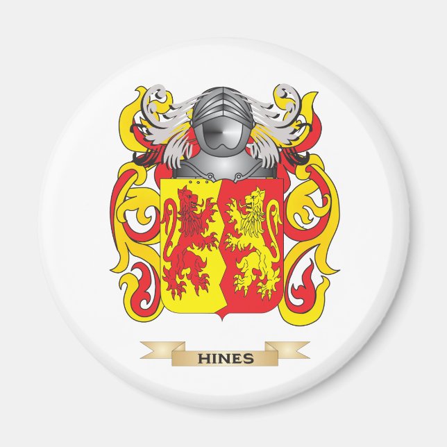 Hines Coat of Arms (Family Crest) Magnet (Front)