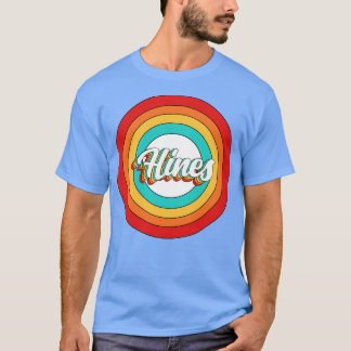 Hines Name Shirt Vintage Hines Circle