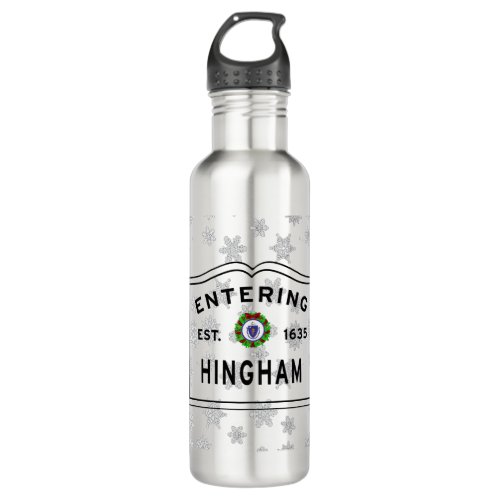 Hingham Holiday Gift Stainless Steel Water Bottle