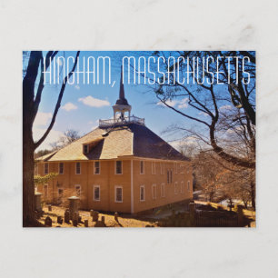 Hingham Massachusetts Old Ship Church Post Card