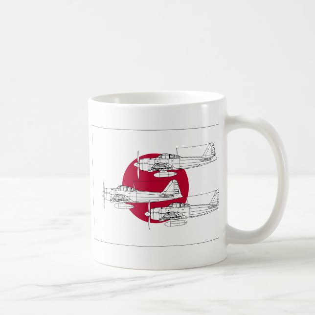 Hinomaru and Zero Battles Coffee Mug (Right)