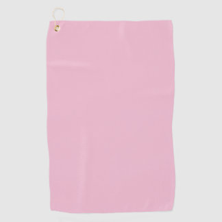 Hint of Cherry Pink Solid Color Pastel Shade Golf Towel